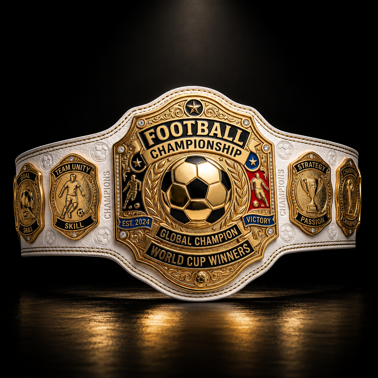 Personalized Arm Wrestling Belt - Custom Championship Belt Winner Award | Funny Family Gift